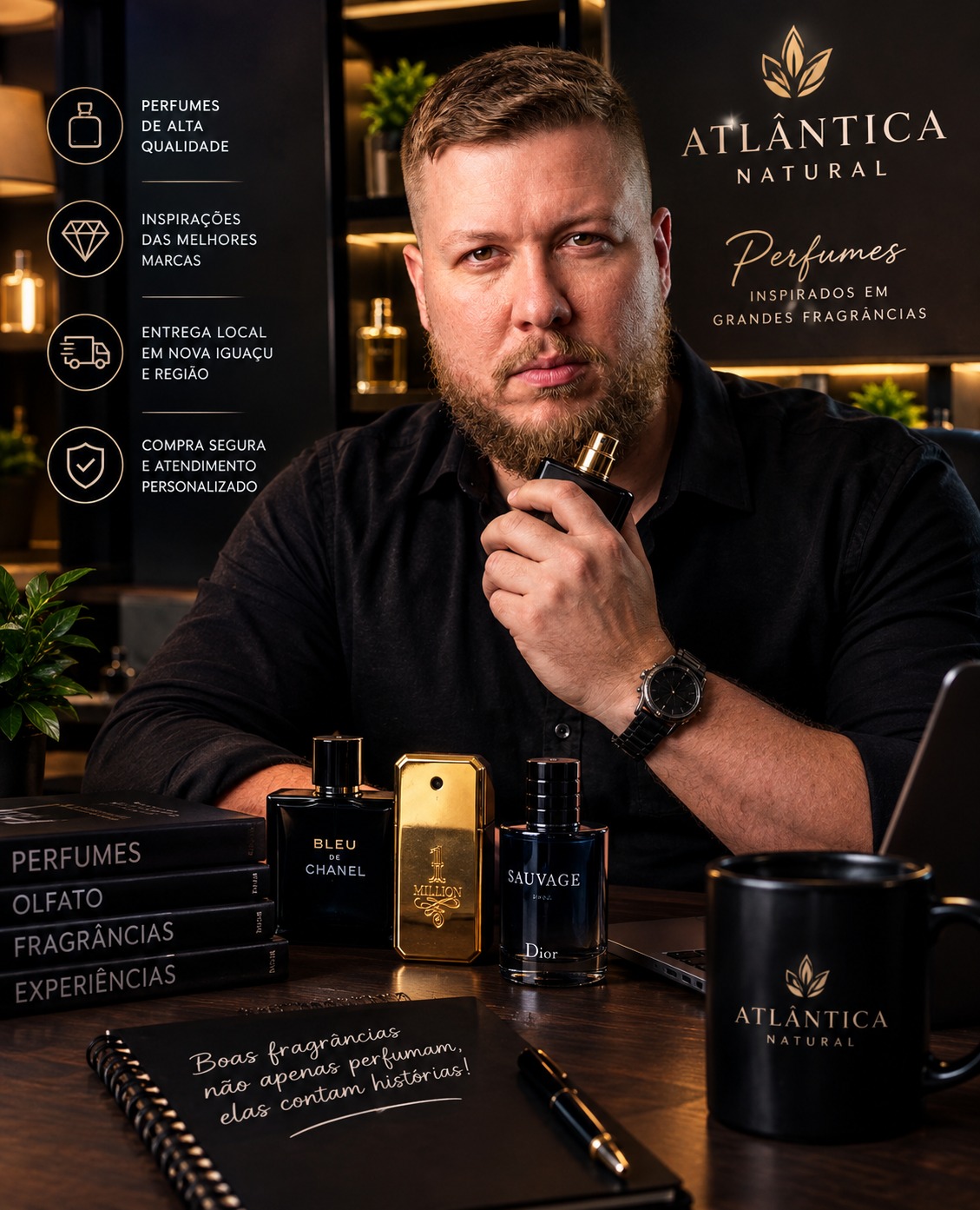Filipe Sales - Consultor de Perfumes Atlântica Natural
